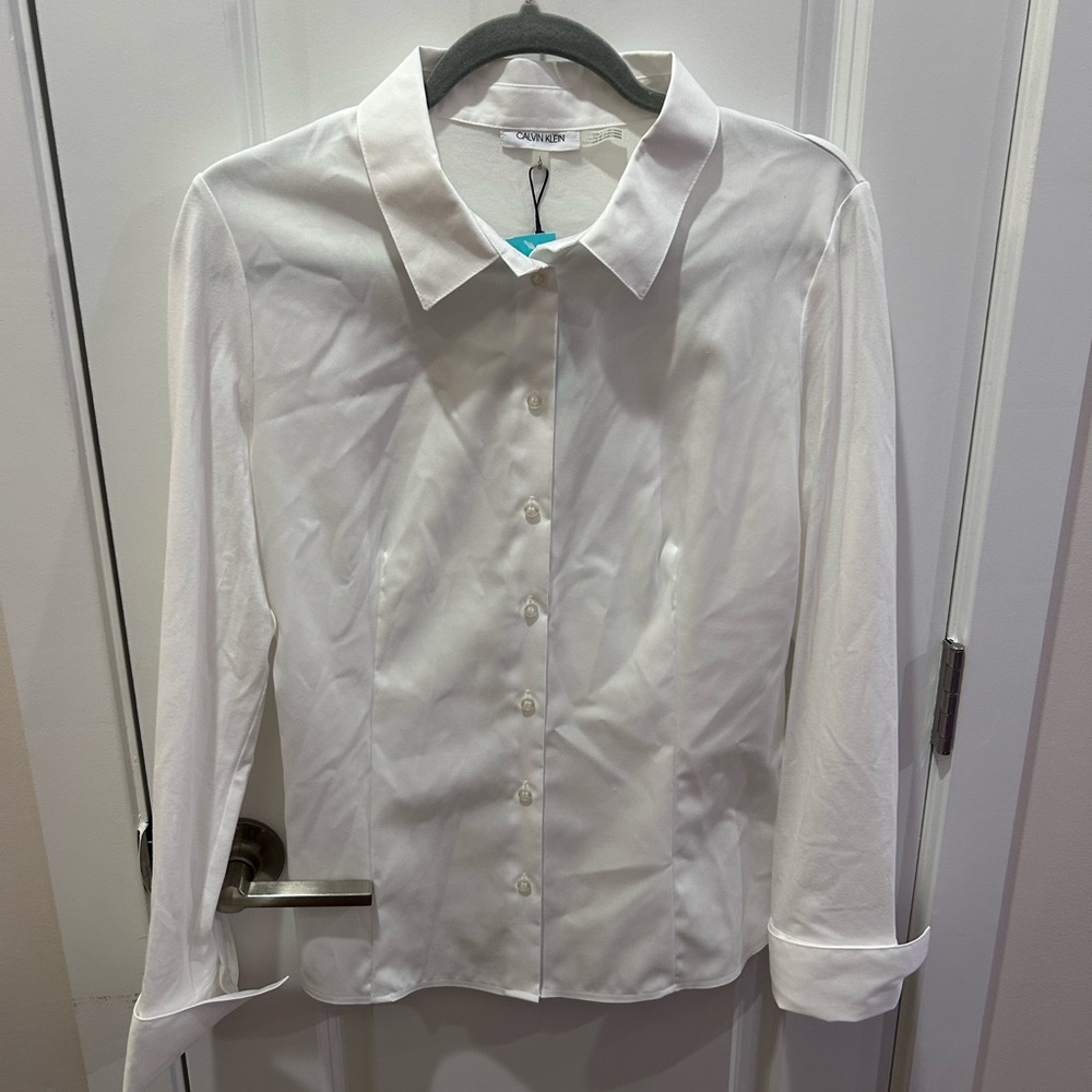 Calvin Klein Crisp White Dress Shirt